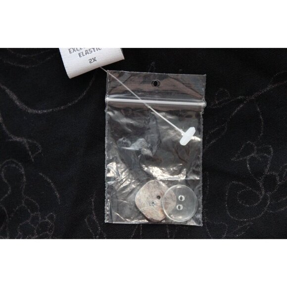 NWOT Soft Surroundings Maxi Skirt Size 2X Black Classic Flowy Career Office Boho - Picture 12 of 12